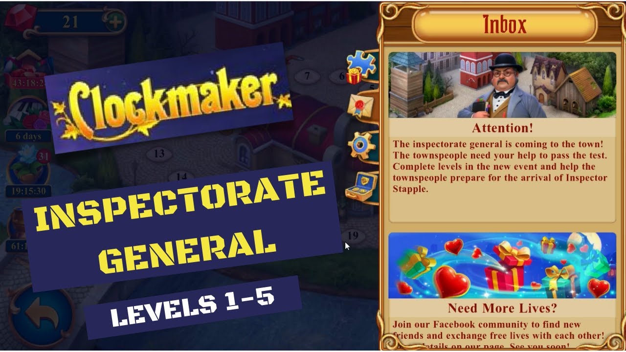How to play Clockmaker Inspectorate General levels 1-5