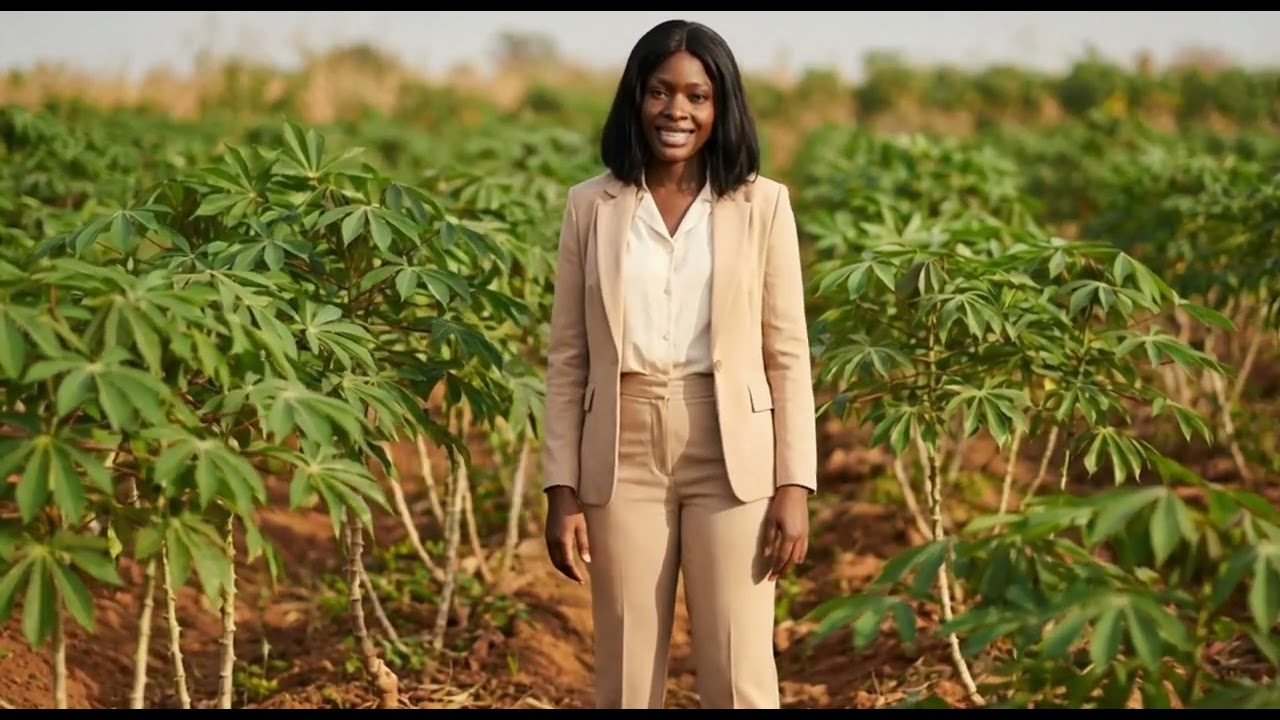 Les chips de manioc séché du Nigeria