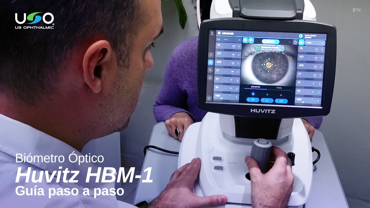 Biómetro de Huvitz HBM-1 - Guía Paso a Paso - US Ophthalmic