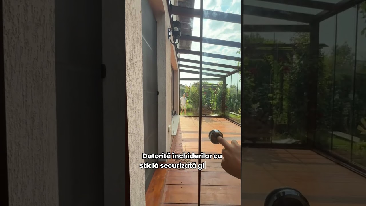 Terasa acoperita si inchisa - Galati, Terasa aluminiu #inchidereterasa #terasealuminiu