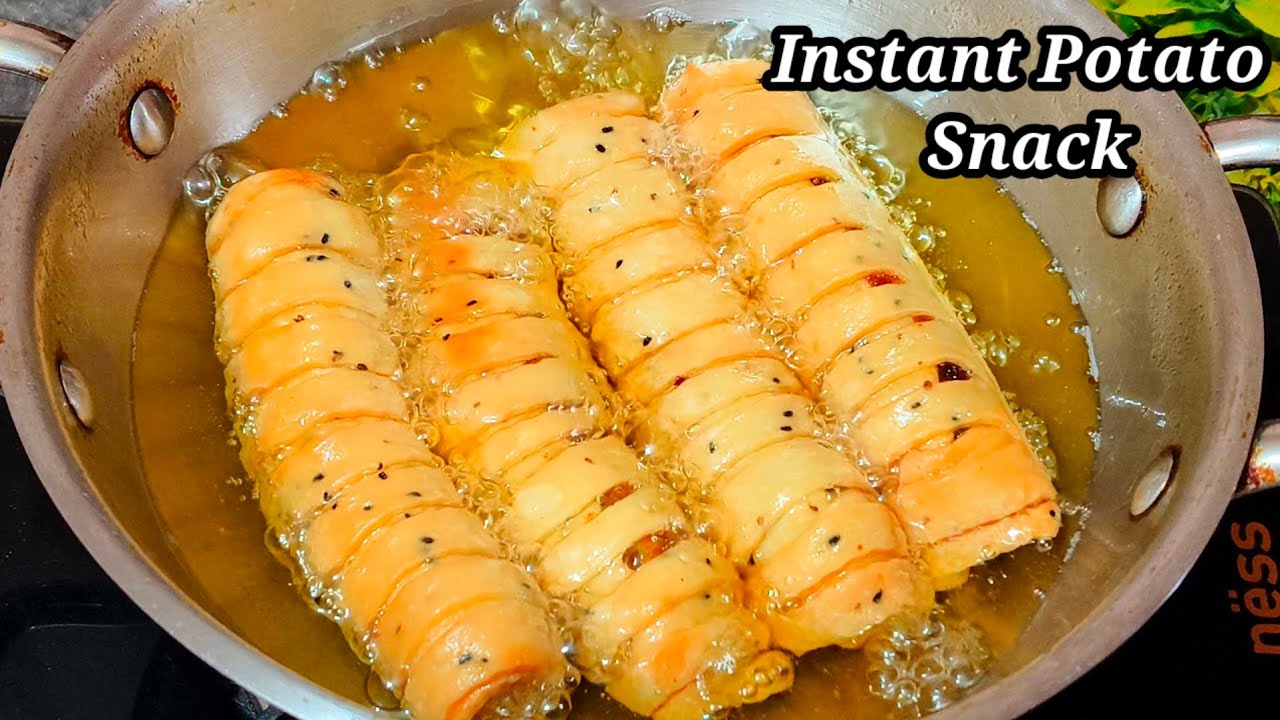 Potato Samosa Roll/Easy Potato Evening snacks Recipe/Aloo samosa/आलू समोसा 