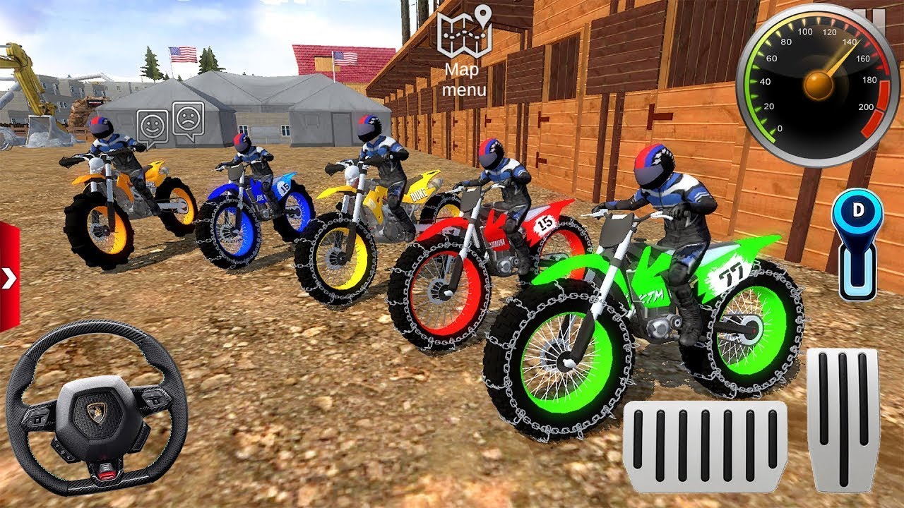 Juego De Motos - Prueba Extrema de Motocicletas #2 - Dirt Bike Off-Road Outlaws Android Gameplay FHD