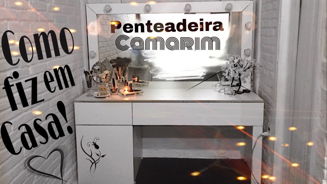Como fazer PENTEADEIRA EM CASA - Tour