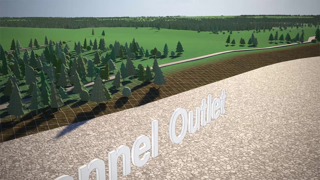 Springbank Off-stream Reservoir conceptual animation (August 2017)