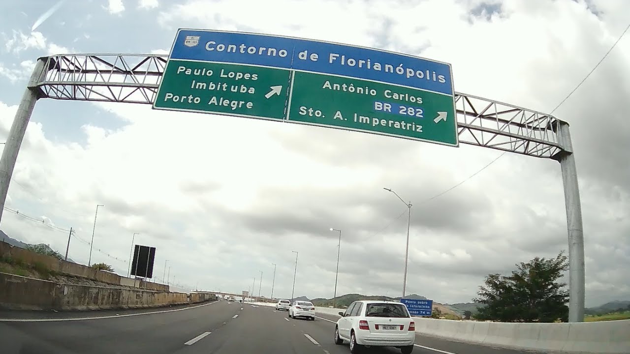 SÓ ESTRADA: Rodovia Governador Mário Covas - TRECHO SUL | Contorno Viário da Grande FLORIANÓPOLIS-SC