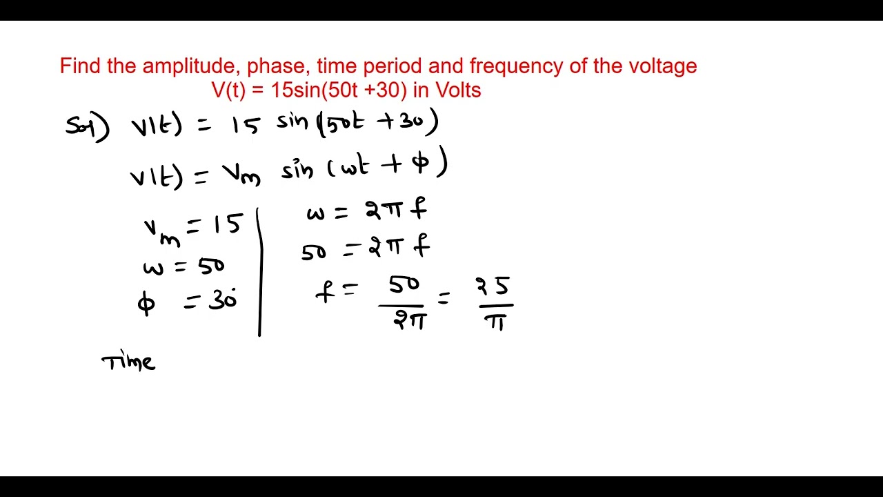 Electrical engineering:Electrical A.C Circuit analysis Problems part-2