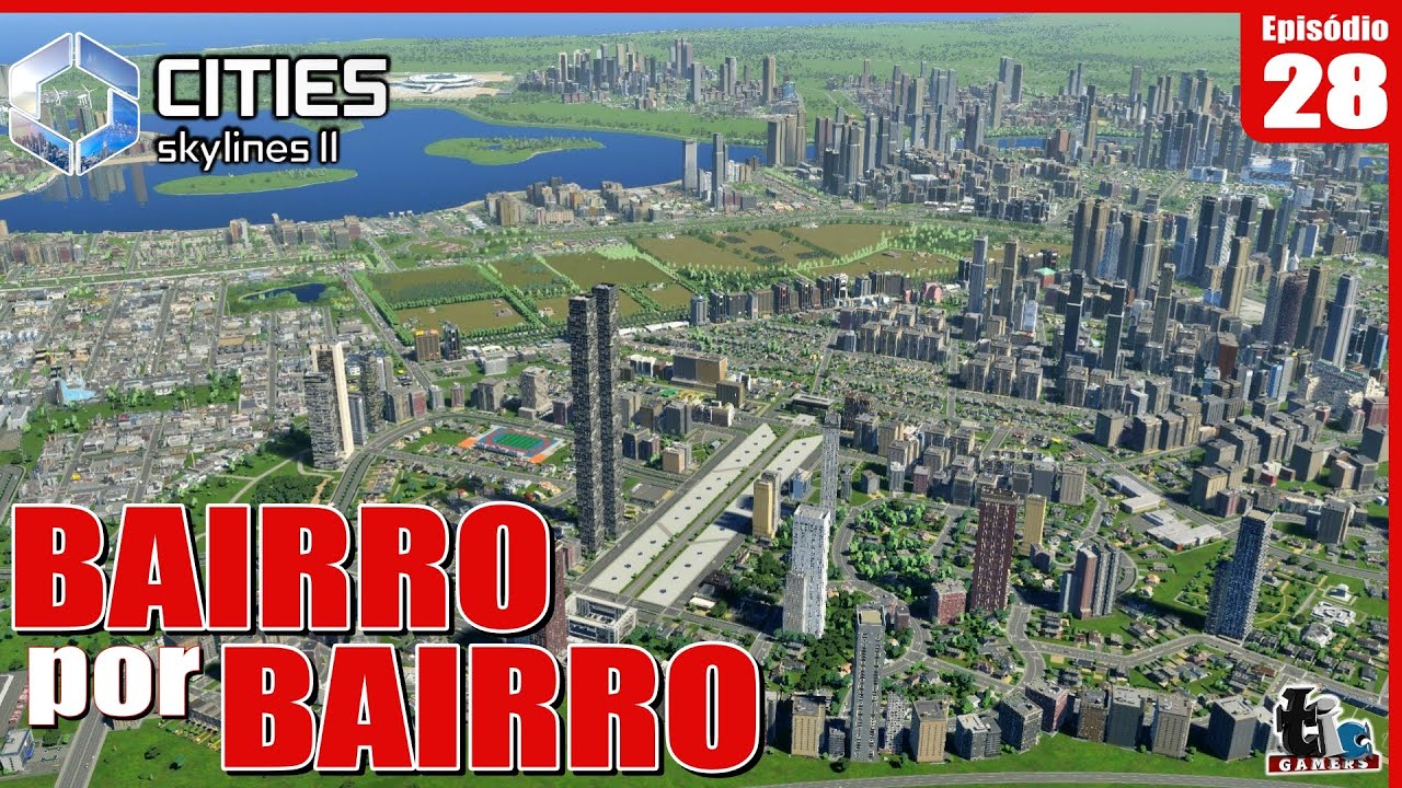 Passei por TODOS os bairros da minha cidade em Cities Skylines 2