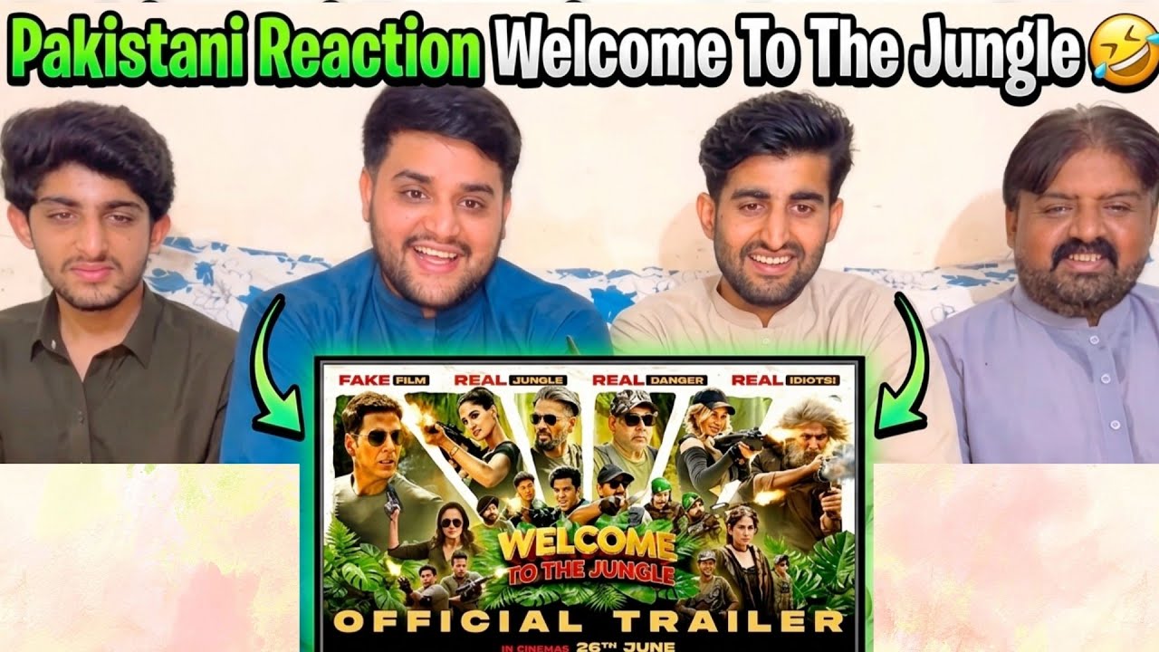 Pakistani Reaction on Welcome to the Jungle Trailer