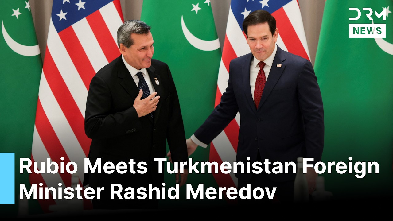 Marco Rubio Meets Turkmenistan Foreign Minister Rashid Meredov During Uzbekistan Visit | AC1B