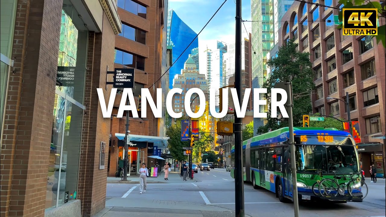 [4K] The Beginning Of Autumn 🍂 Season in Downtown Vancouver| Walking Tour -September 2022