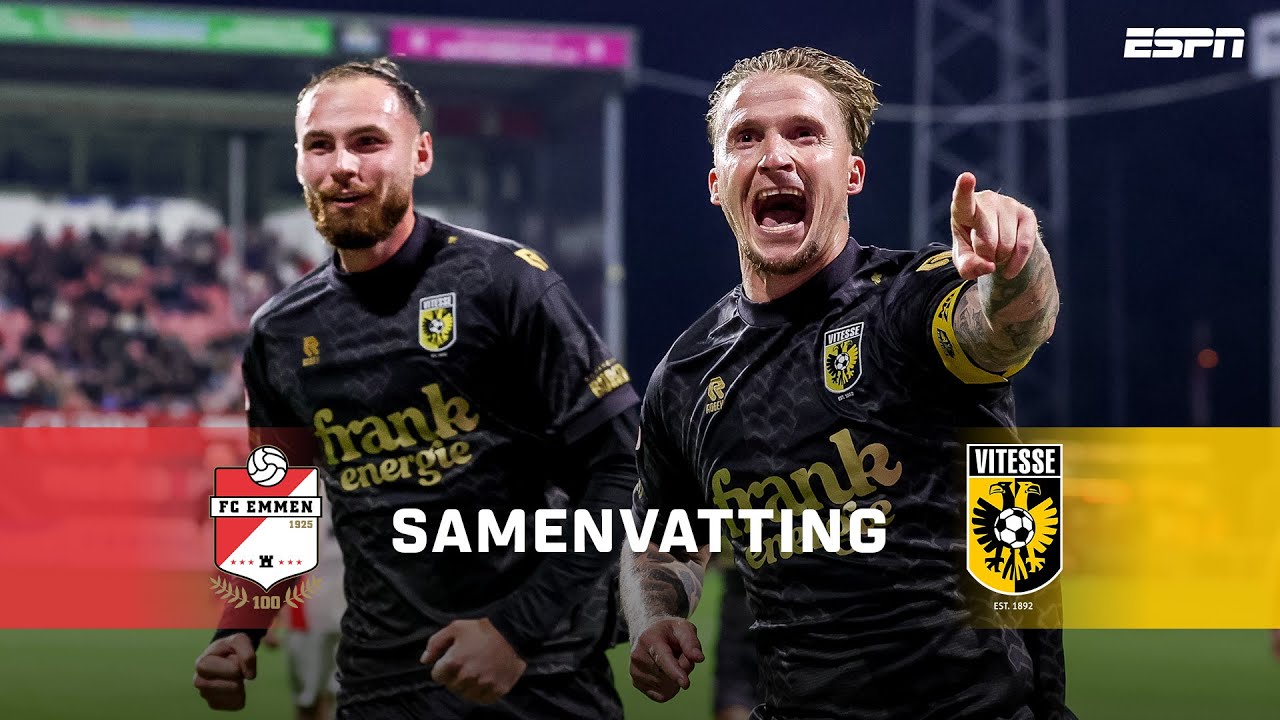 DOELPUNTENREGEN in EMMEN, KNIESLIDING mislukt VOLLEDIG!🙃 | Samenvatting FC Emmen - Vitesse