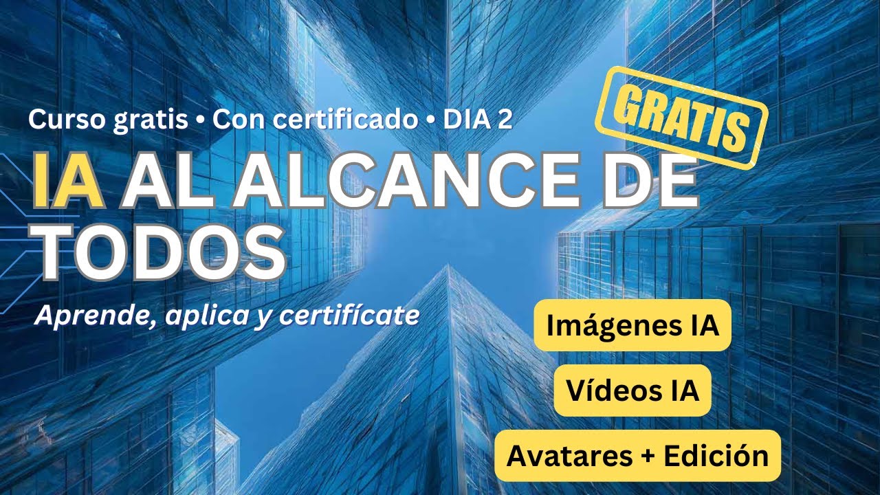 Día  2 - Curso IA GRATIS;  Imágenes y Videos con IA | MidJourney, Herramientas de Diseño y Marketing