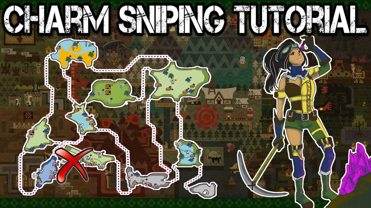 【MH3U】Charm Sniping Tutorial︱Enduring and Timeworn Charms!