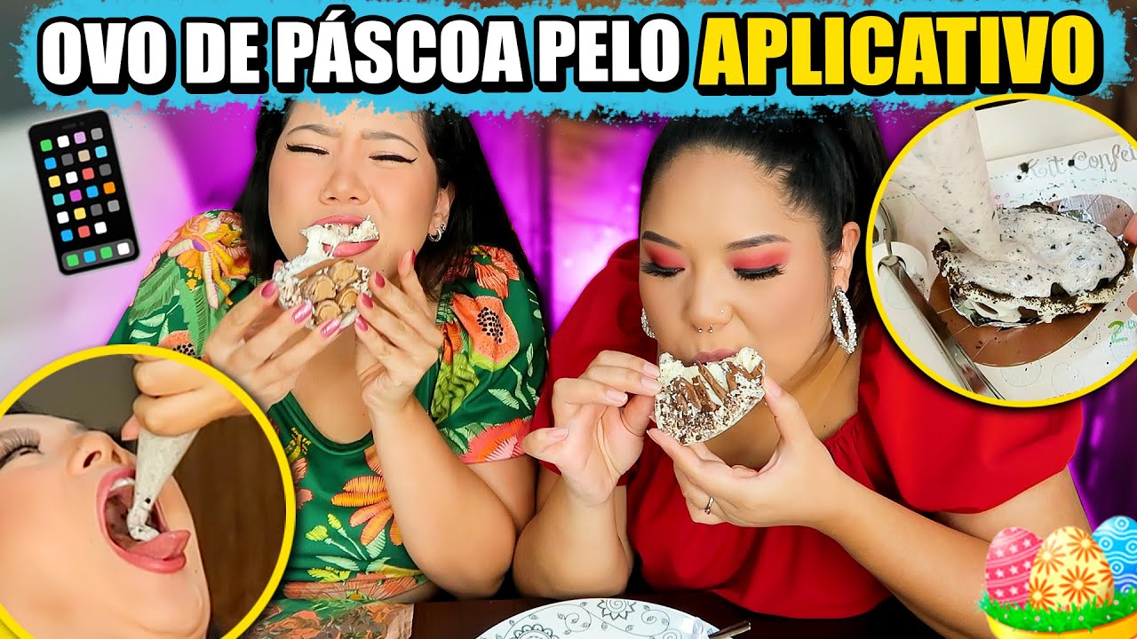 OVO DE PÁSCOA PELO APLICATIVO DO CELULAR 🐰 Blog das irmãs