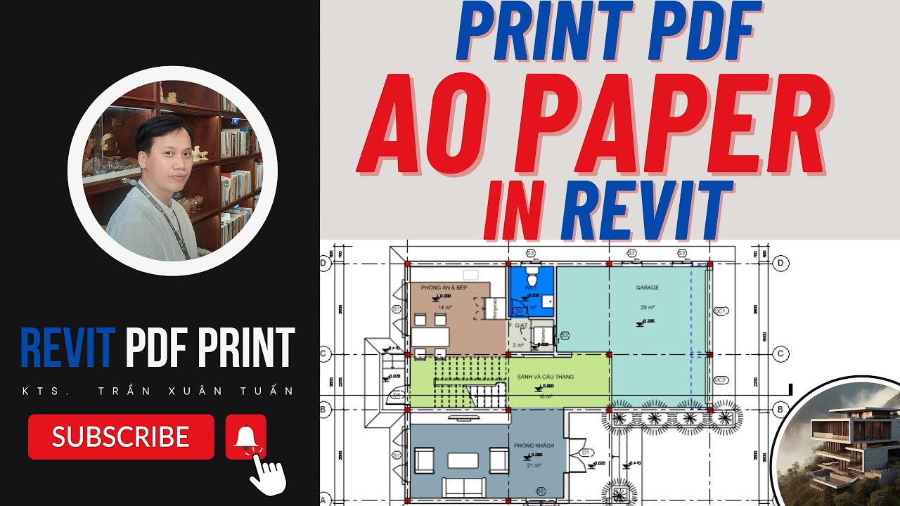 Revit cách in bản vẽ khổ giấy A0