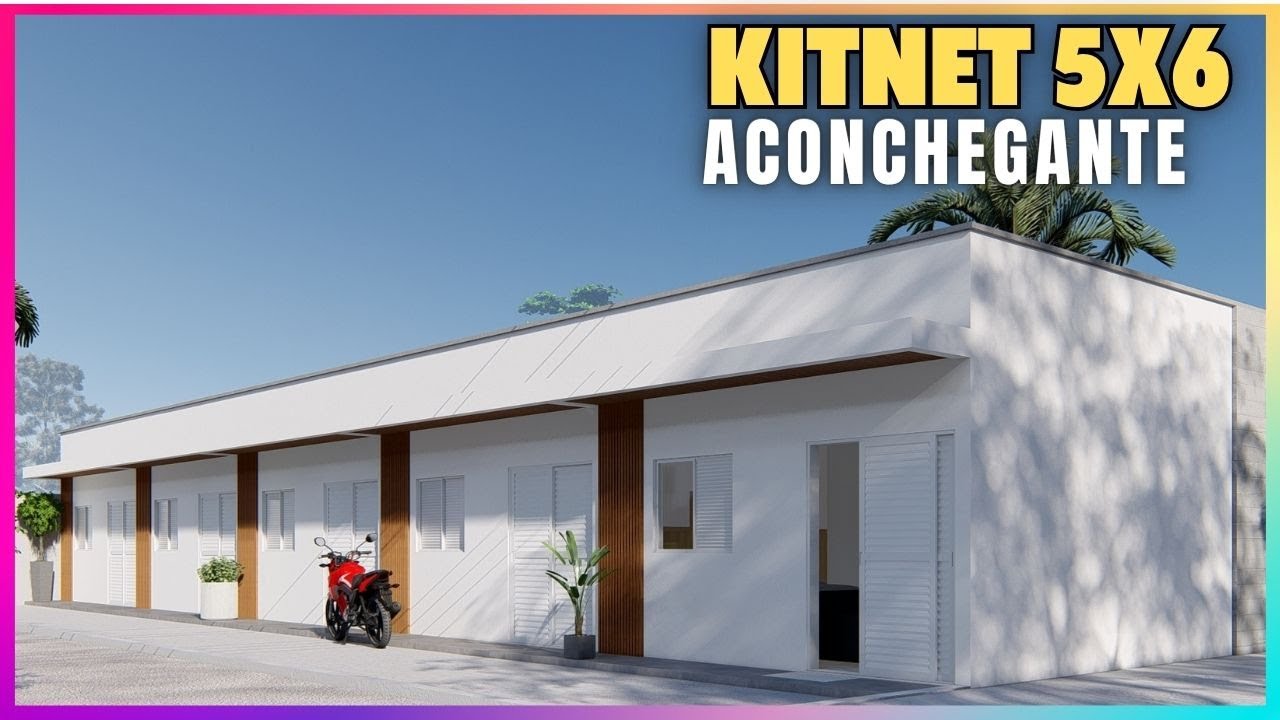 KITNET 5X6 ACONCHEGANTE |Kitnet pequena 5x6