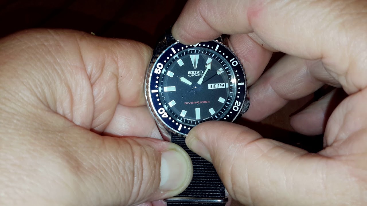 My Seyco skx 175  dive watch  12 year old precious stainless steel  they run perfect