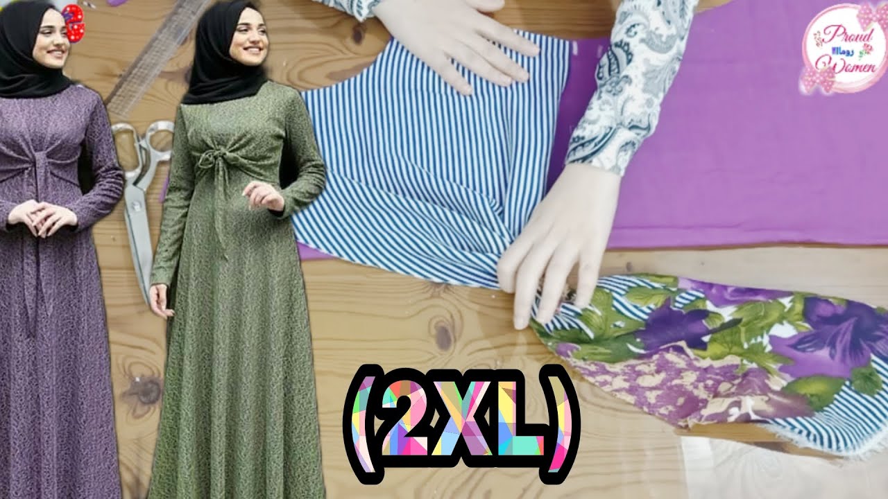 تفصيل بلوزة شيك جدا وفكرة تحفه مقاس 2XL