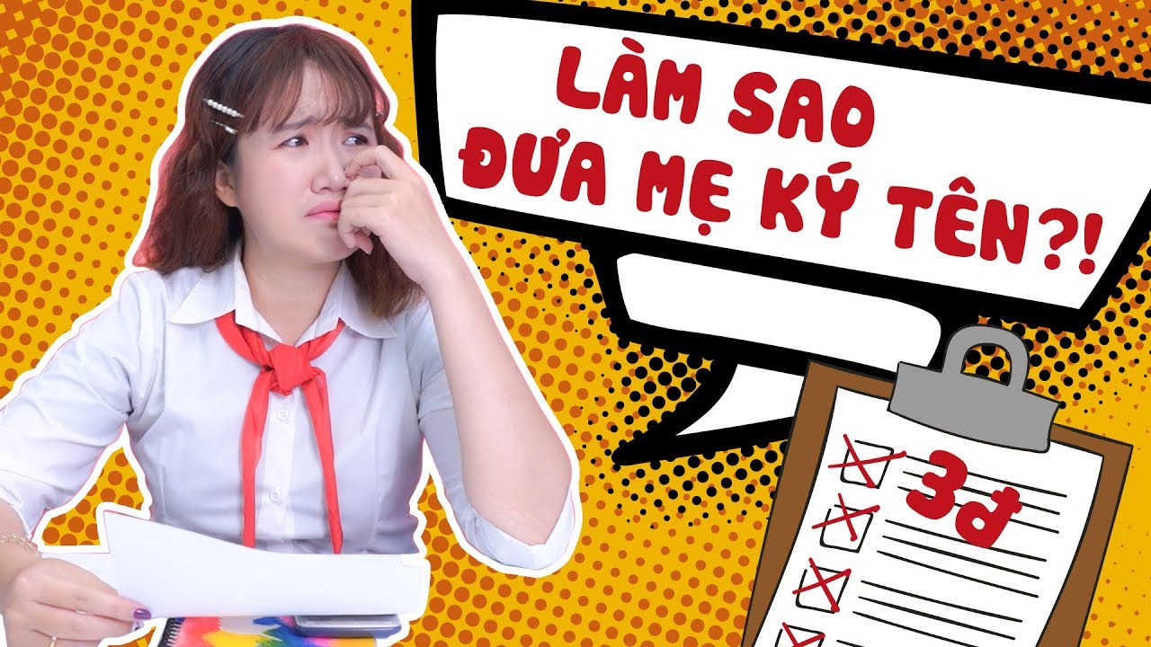 CHỊ VANNIE LÀM SAO ĐƯA MẸ KÝ TÊN KHI BỊ ĐIỂM THẤP | CHUYỆN HỌC ĐƯỜNG