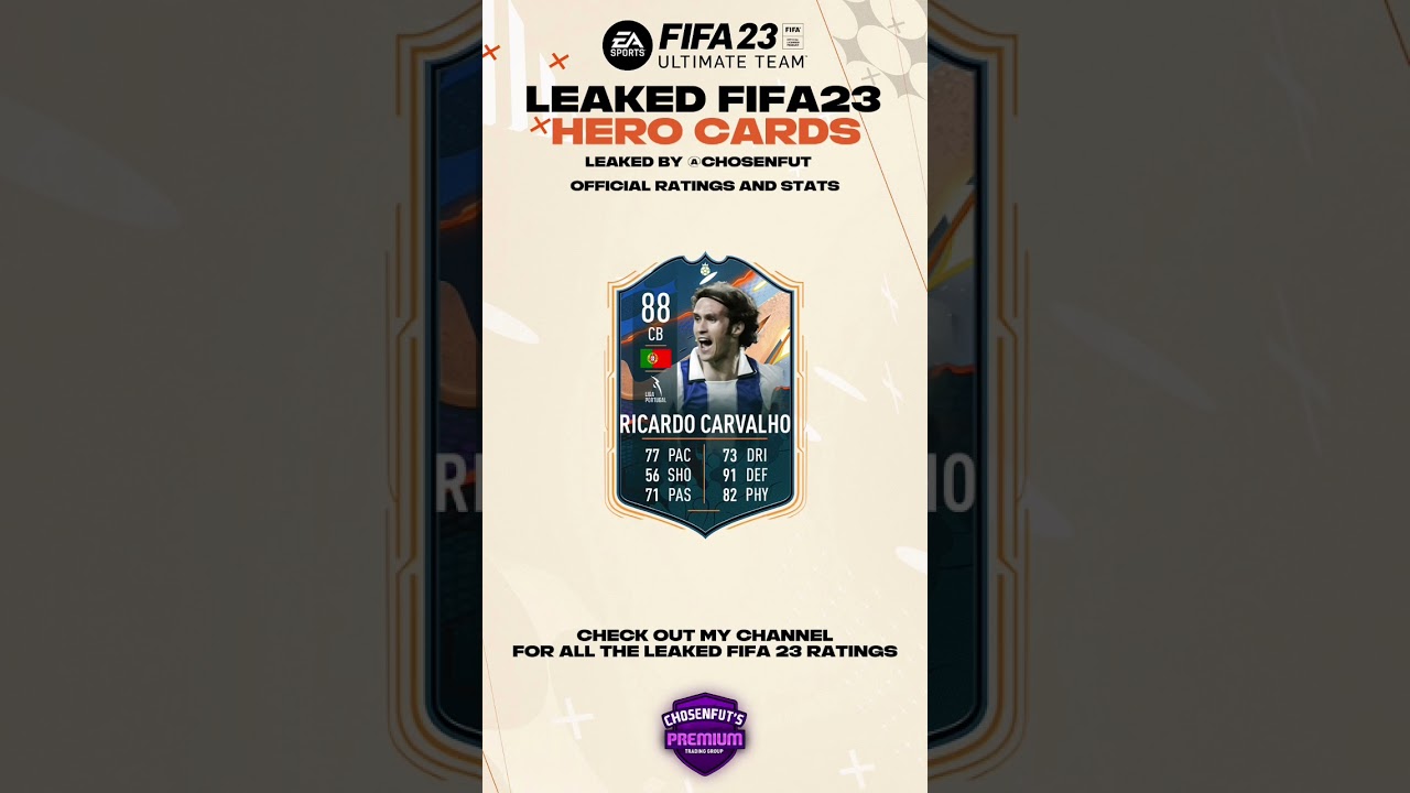 LEAKED FIFA 23 HEROES RATINGS AND STATS 😳📸