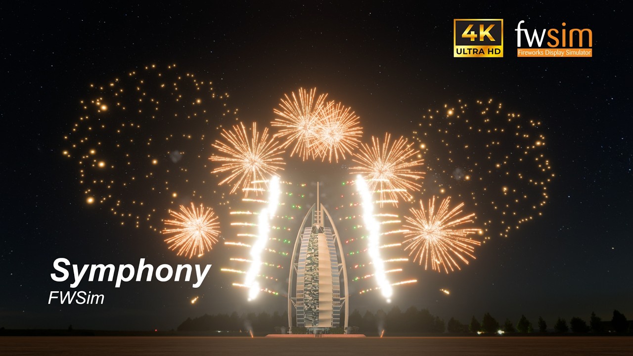 FWSim 4K | Clean Bandit - Symphony (feat. Zara Larsson) | Pyromusical