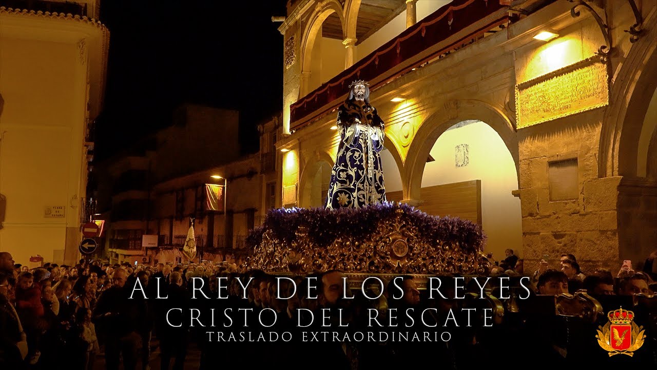 [4K] Al Rey de los Reyes| Plaza de España | Amargura de Lorca | Traslado Stmo. Cristo del Rescate