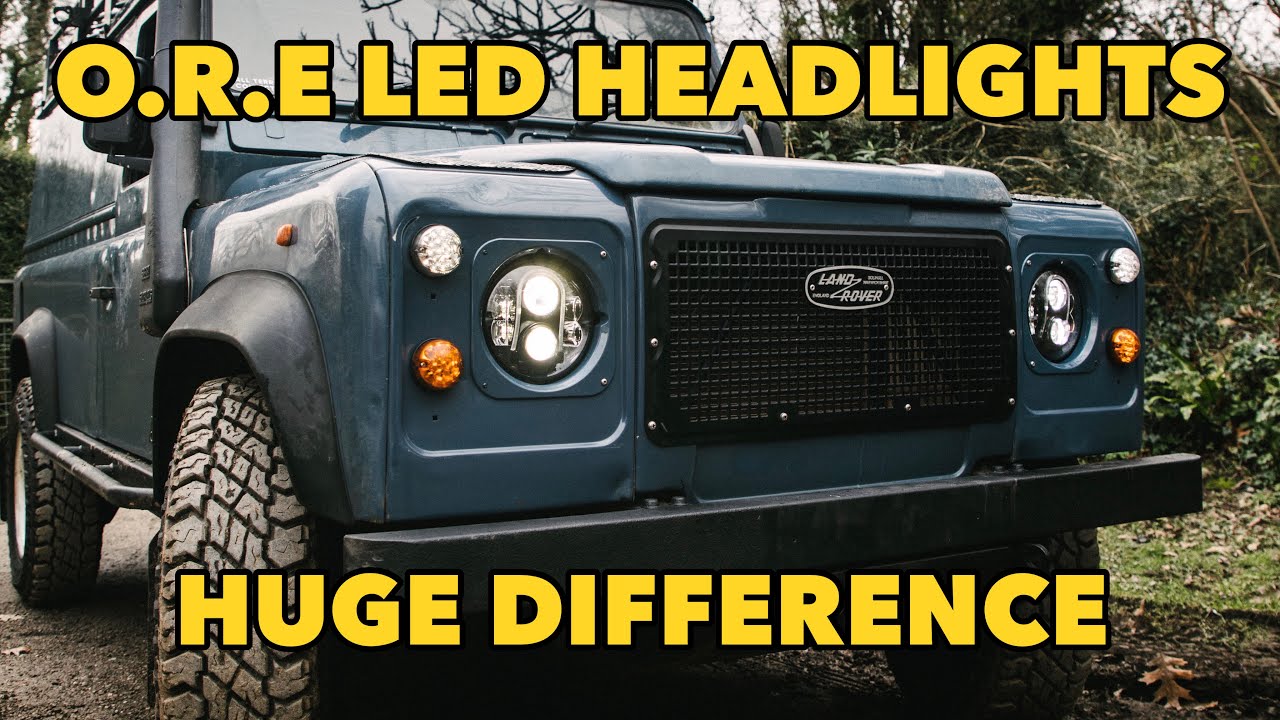 Defender O.R.E Headlights + Series Light Surrounds Install