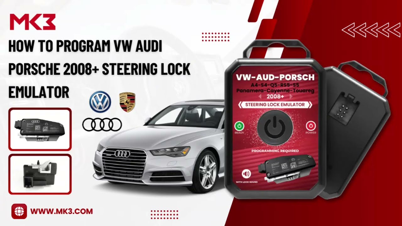 VW Audi Porsche 2008+ Steering Lock Emulator Simulator