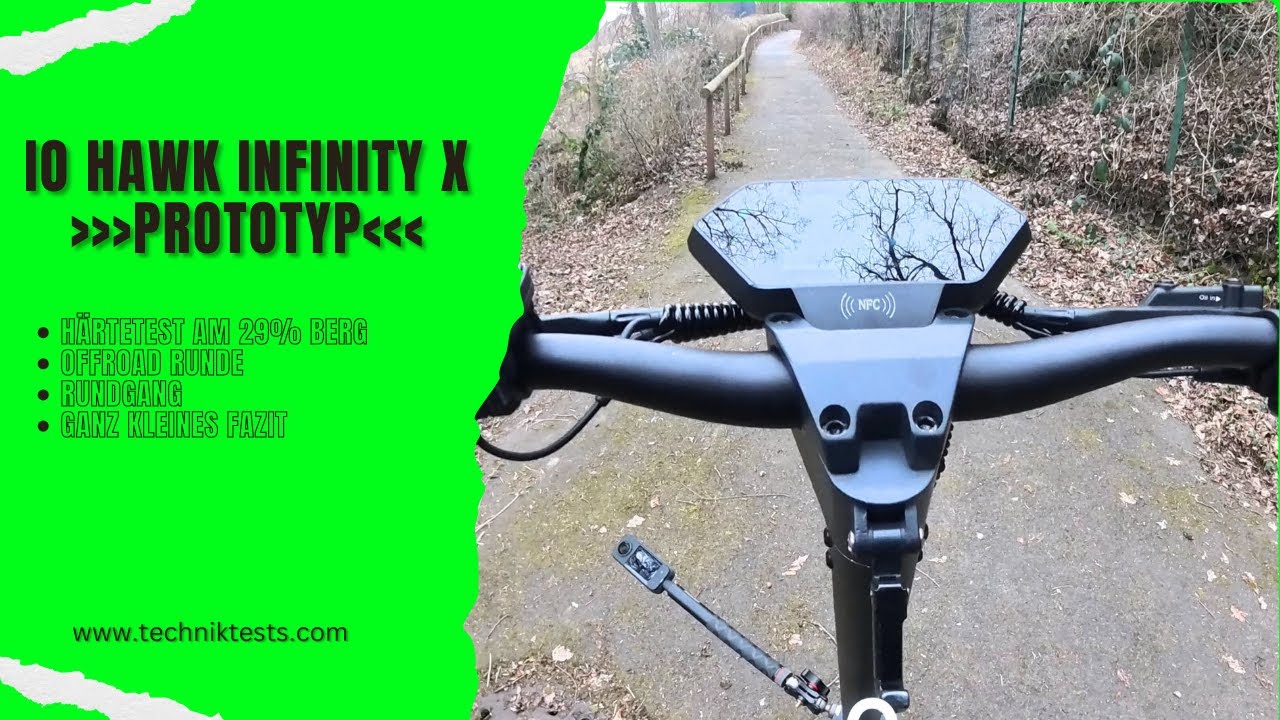 Io Hawk Infintiy X Prototyp - Härtetest am 29% Berg + Offroadrunde + Rundgang