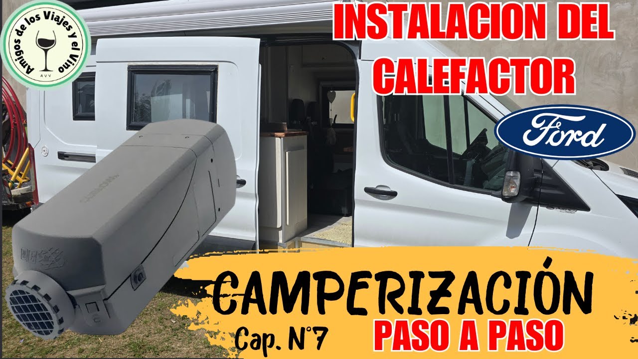 Instalacion de Calefactor a gasoil en Motorhome