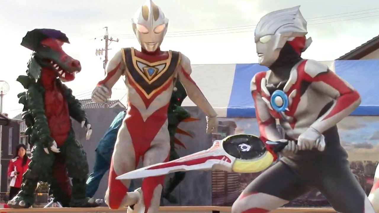 ウルトラマンガイア オーブオリジン 参上！ ウルトラマンオーブショー ガイアってハイレグはいてるみたい 最前列高画質 特撮 Ultraman show kidsshow
