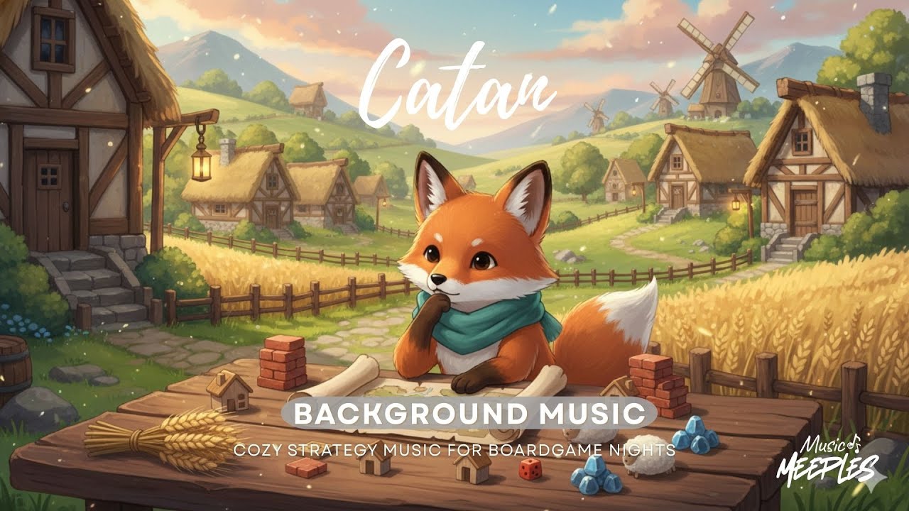 Catan BGM — Cozy Strategy Music for Board Game Nights | Peaceful Island Trading Ambience