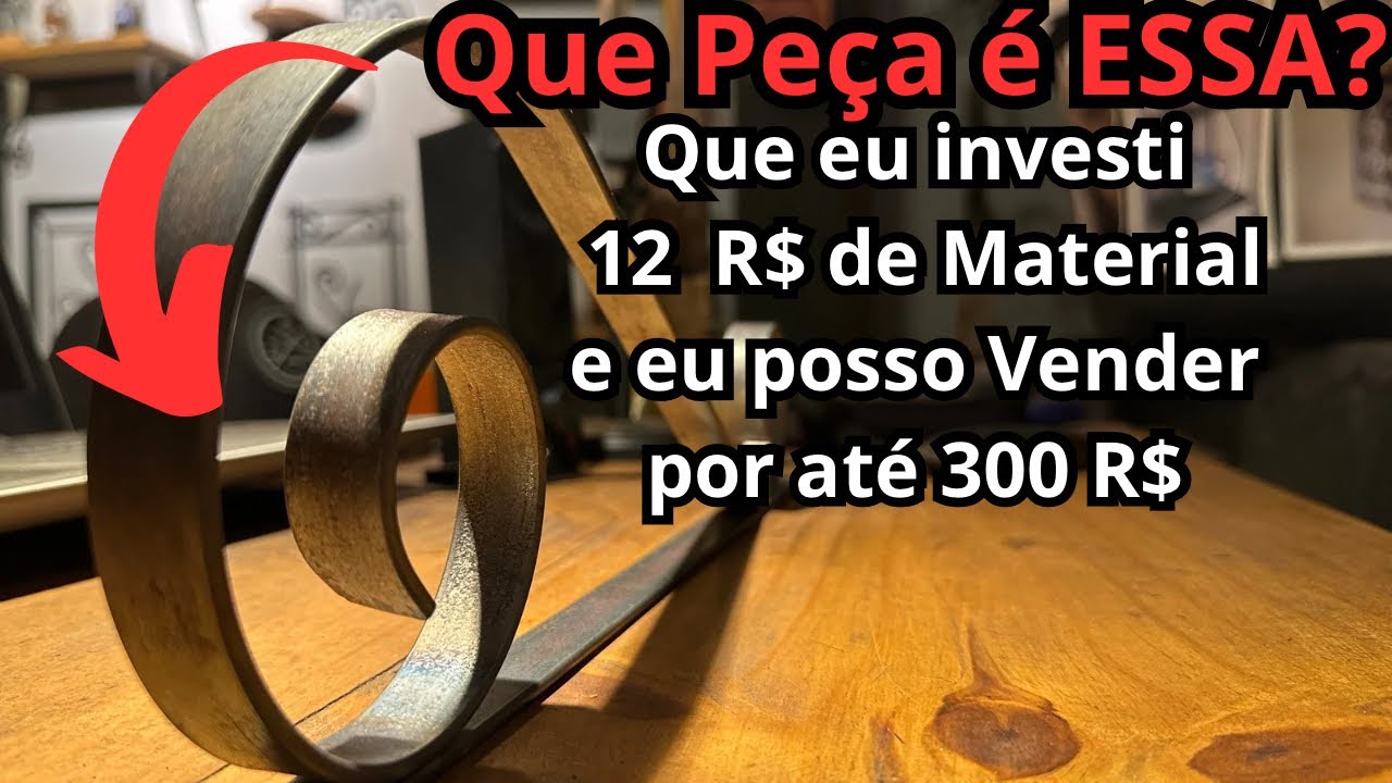 Uma peça linda pra mudar sua mente !  Isso é serralheria ARTÍSTICA!