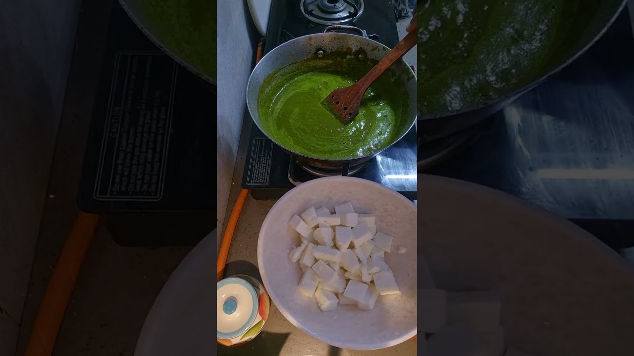 Palak paneer recipe 😋 