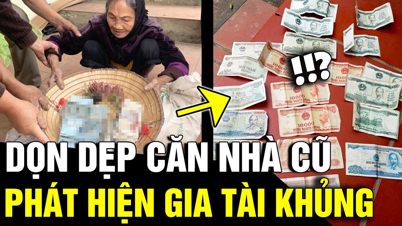 Dọn dẹp CĂN NHÀ CŨ, con cháu phát hiện 'GIA TÀI KHỦNG' của bà cụ 90 tuổi bỏ quên | Tin Nhanh 3 Phút