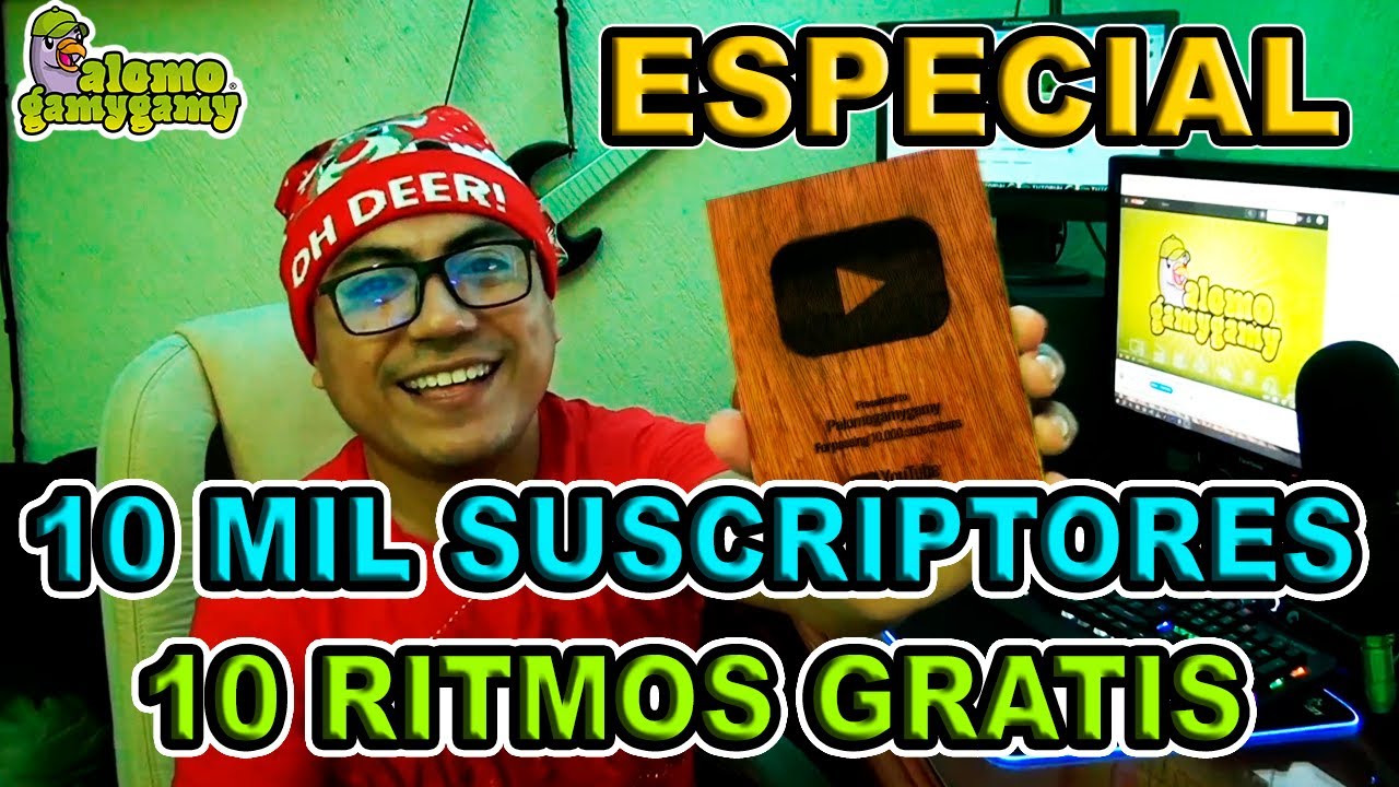 10 Mil Suscriptores: 10 Ritmos Gratis Y Estafas en Teclados.