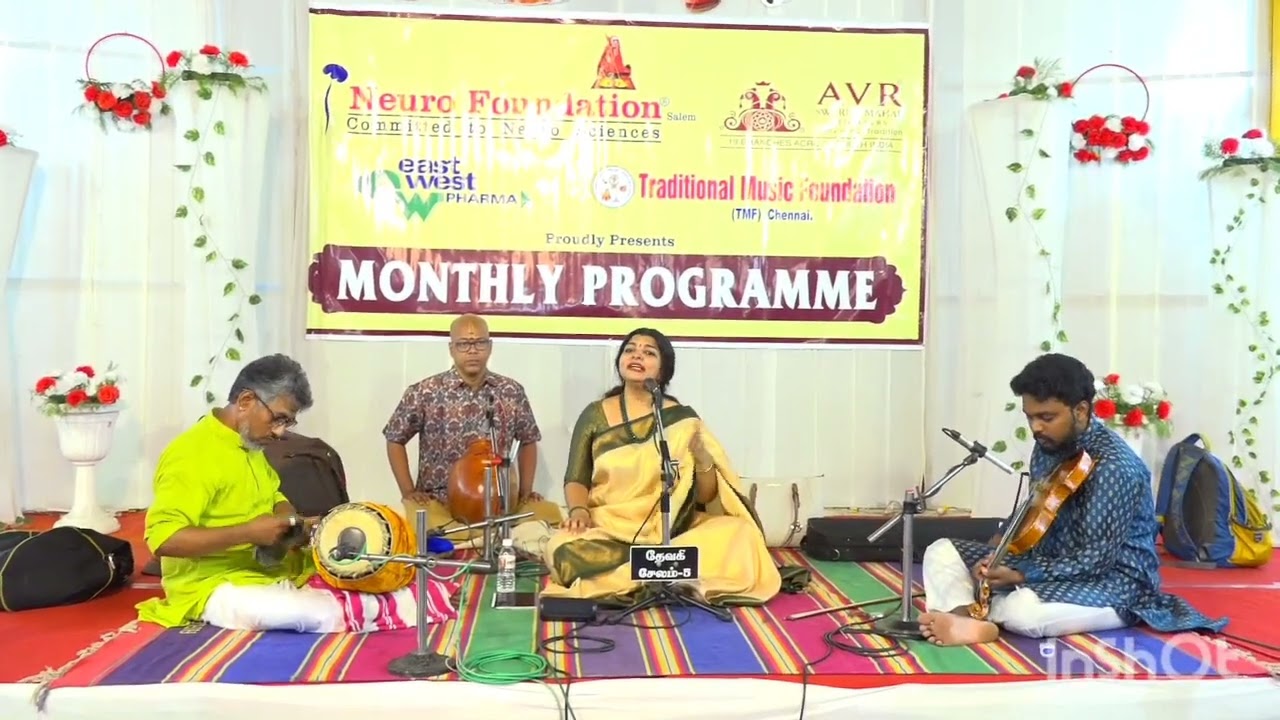 Dr.N.J.Nandini Carnatic Vocal @TraditionalMusicFoundation Salem