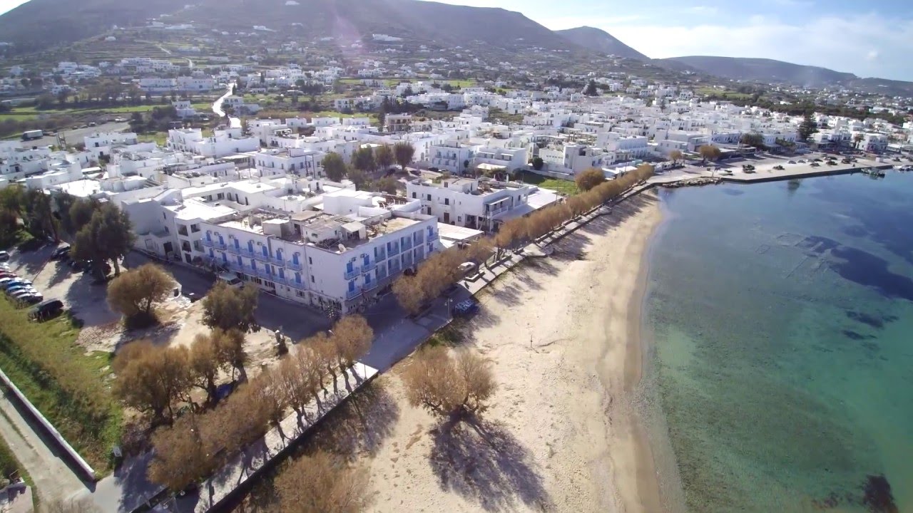 Paros Island - Aerial Video Paroikia