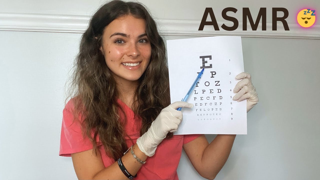 ASMR Eye exam (Doctor roleplay)