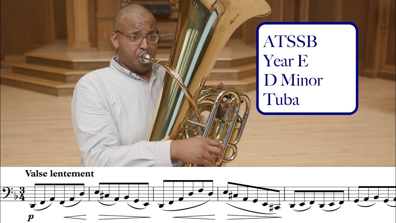 ATSSB Year E Этюд для тубы № 1 ре минор Бёме (Избранные этюды Voxman)