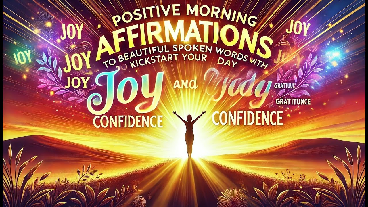 Positive Morning Affirmations: Beautiful Spoken Words to Kickstart Your Day with Joy and Confidence