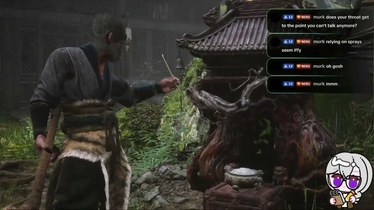 Getting Bullied by a Giant Blue Baby in「Black Myth: Wukong」