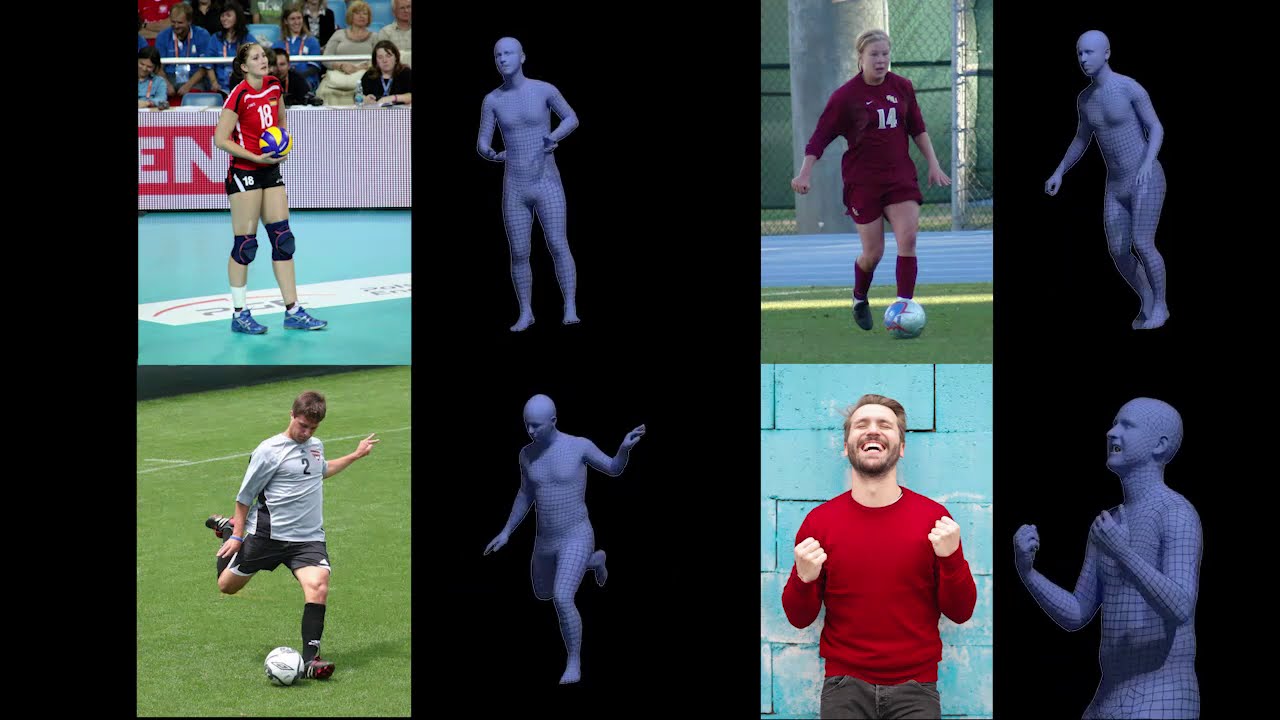 Monocular Expressive Body Regression through Body-Driven Attention (ECCV 2020) -- long version