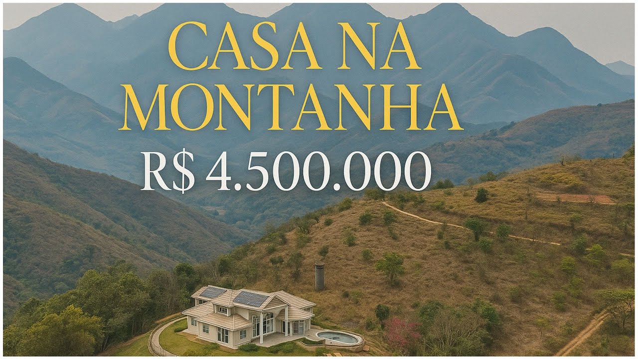 VENDIDO - Casa de Luxo nas Montanhas da Cidade de Atibaia - em Condomínio Fechado