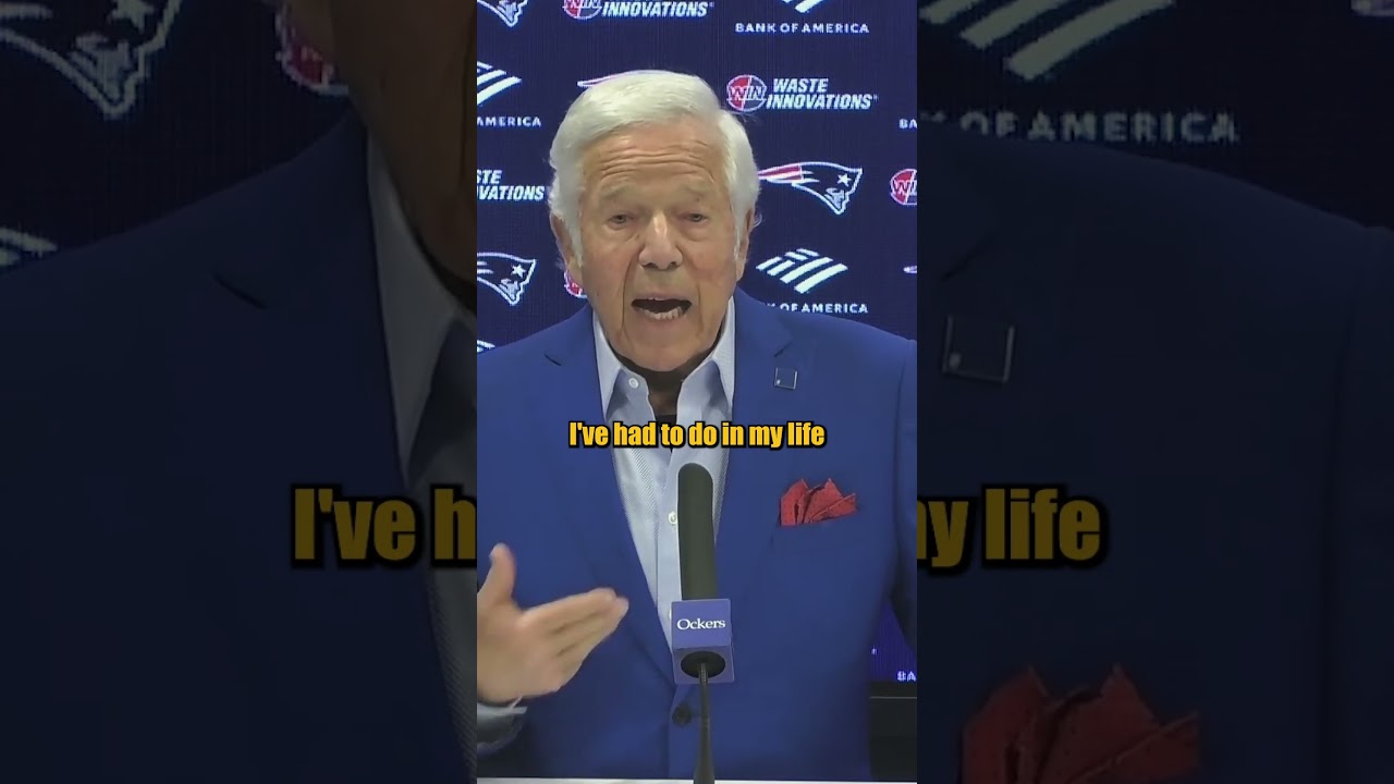 Kraft's response to how Jerod Mayo took the news of his firing #NFL #football #Patriots