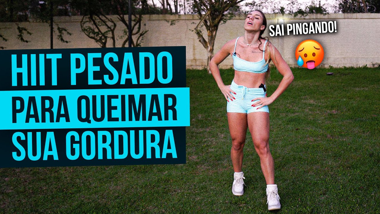 TREINO HIIT PARA SECAR | TREINO RÁPIDO