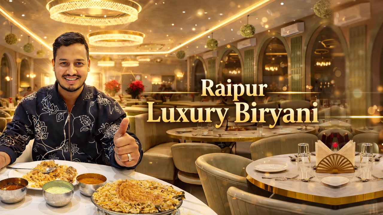 New Luxury Biryani Spot In Raipur🔥But Worth It ?     | Chandan vlogss |  AL Lazeez Biryani Raipur |
