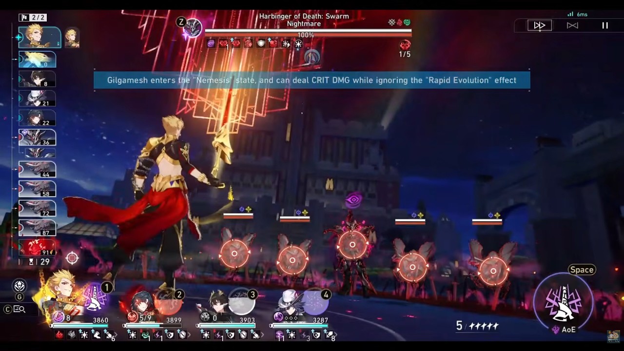 E1 Gilgamesh/E1 Mortenax Blade/DHPT/Ashveil zero cycle Dark Sam MoC 4.4 Starward Mode