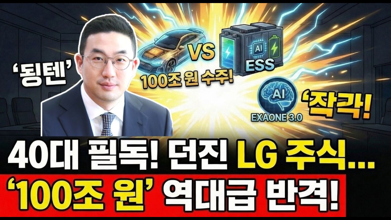 LG 주식 다 던진 40대 필독! 구광모의 침묵 뒤에 숨겨진 '100조 원' 반격 시나리오