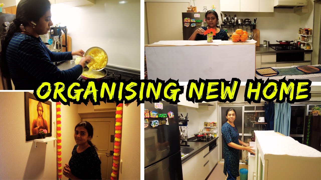 🏡Finally kitchen organise பண்ணிட்டேன்|Organising home|#newhome #hometour #tamilvlogjapan #shopping